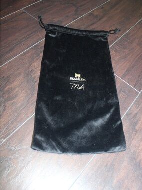 Stanley TYLA Black Velvet Drawstring Accessory Pouch